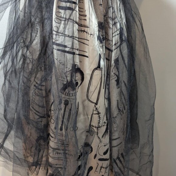 American Horror Story Dress Size Medium Halloween machete skull crinolen 2015 - Picture 13 of 15